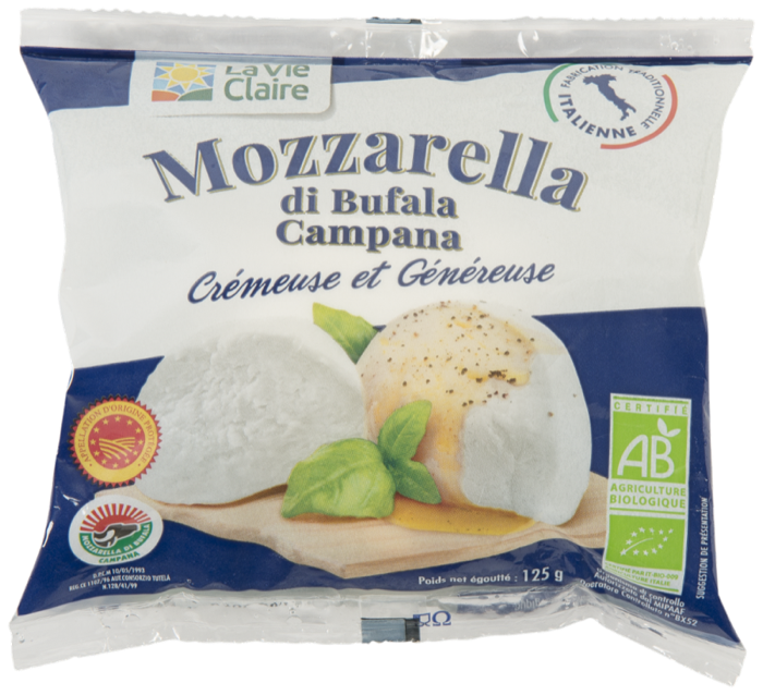 Mozzarella di bufala 125g - La Vie Claire